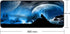 Qisan Large Gaming Mouse Pad Extended Size Mousepad for Computer Desktop PC Laptop 31.5"x11.8"x0.15" Keyboard Pad Desk Pad with Anti-Slip Rubber Base Large Desk Mat for Keyboard and Mouse-Wolf & Moon by Qisan