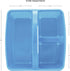 Teacher Created Resources Light Blue Portable Plastic Storage Caddy 6-Pack for Classroom and Office Organization