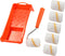 2 Inch Mini Paint Roller Kit with Tray - Fine Finish Microfiber Covers and Trim Brush