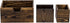 MyGift Magnetic Storage Trays, Rustic Burnt Solid Wood Office Supplies Baskets with Mail Sorter and Pen Holder, 3 Piece