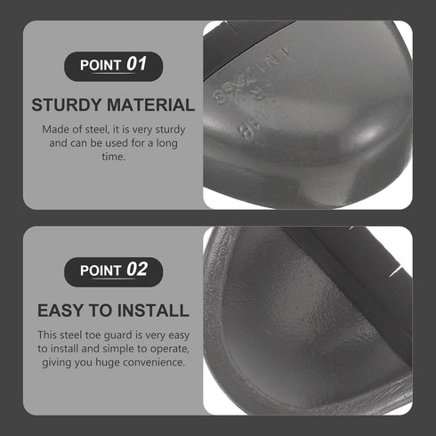 Steel Toe Guards for Work Shoes, 1 Pair Safety Toe Caps for Men and Women with Protective Safety Mask