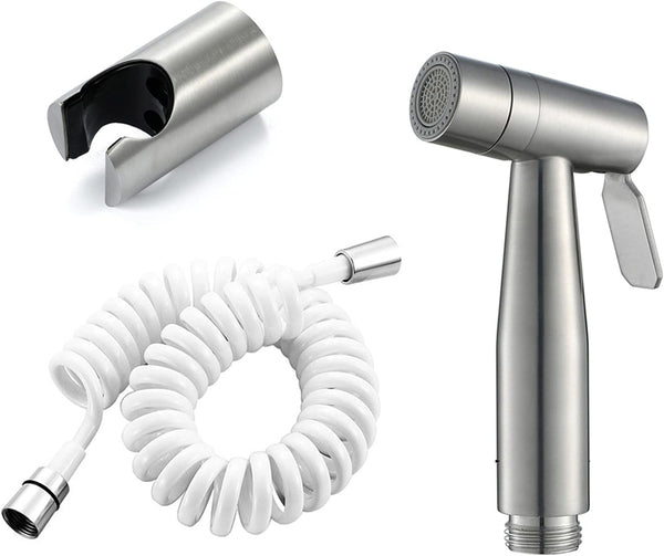 YHWKZCTTT HandheldSprayer, Premium Stainless Steel Cloth Diaper Sprayer Set 2 FunctionSprayer for Toilet
