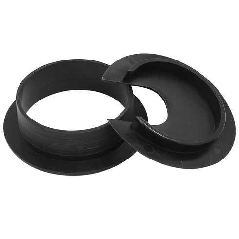 Dijedev 2" Grommet 2pcs Grommet Desk Black, Desk Table Plastic Cable Hole Cover pc Computer Desk Round Wire, Table Cord