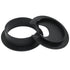Dijedev 2" Grommet 2pcs Grommet Desk Black, Desk Table Plastic Cable Hole Cover pc Computer Desk Round Wire, Table Cord