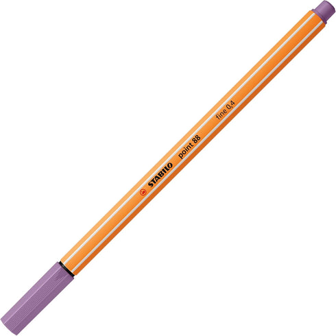 STABILO Fineliner point 88, Wallet of 18 Assorted Colors