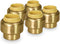 Supply Giant VQTF1-5 Plug End Cap Pipe Fitting - Push to Connect PEX, Copper, CPVC, 1 Inch, Brass Pack of 5