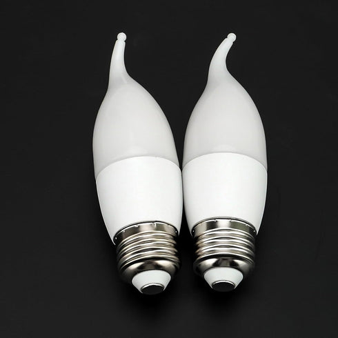 Bulbs,3 E26 Bulb (6 Pack) Bestview LED Flame Effect Light Modes Smart Chandelier Base Flickering Candle Fire Light