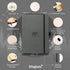 Dingbats - Wildlife Solid Medium Notebook, Grey Elephant, A5, Hardcover Notebook, PU Leather, Perforated Cream 100gsm