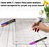 Magnetic Dry Erase Board Menu, Clear Acrylic Whiteboard Menu 17"x12" with 4 Dry Erase Markers