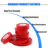 Glarks 6 Roll Acrylic Double Sided Weatherproof Tape, Heavy Duty Heat Resistant, Clear Sticker