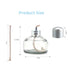 Alcohol Burner Lamp,Glass Bunsen Burners Lab Equipment Heating Come with Metal Cap for Jewelry Soldering Making Wax Working