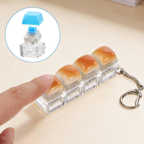 Bruislard 50 3D PCS Blue Keyboard Clicker for Prints Mechanical Keyboard Switches, Keyboard-Clicker with Remover Tool