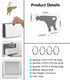 dispensers.Pack 20 Paper Towel Dispenser Key and Universal Dispenser Key are for Various Toilet Paper