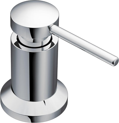 Moen Chrome Deck Mounted Kitchen Soap Dispenser with Above the Sink Refillable
