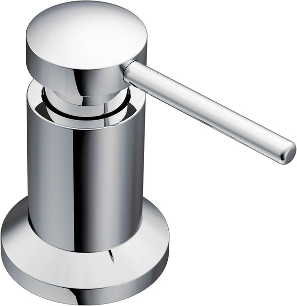 Moen Chrome Deck Mounted Kitchen Soap Dispenser with Above the Sink Refillable
