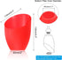 5.3" 4.3" 1.7" 2 Pack Bulb PATIKIL High Diameter Fitter Plastic Lampshade, Plastic Lamp Shade Replacement Light Cover