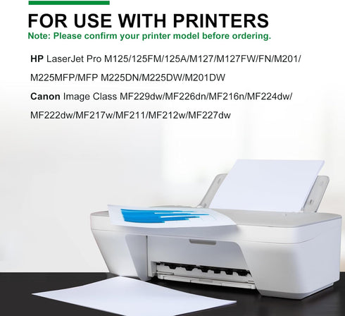 Toner Cartridge Compatible for Canon 137 HP 83X CF283A CF283X for Canon MF232w MF242dw Series, HP M125nw (Black)