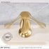 40" GAGALIFE Kitchen Sink Soap Dispenser Brushed Gold, Under Sink Soap Dispenser with Silicone Extension Tube Kit,Say