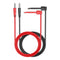 Goupchn 2PCS 4mm Banana Plug to Test Hook Clips, Copper Soft Cable Wires for Multimeter Testing