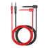 Goupchn 2PCS 4mm Banana Plug to Test Hook Clips, Copper Soft Cable Wires for Multimeter Testing