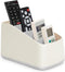 Remote Control Holder Organizer with 4 Compartments, Caddy/Box/Tray for Bedside Table/Office Desk, Desktop Storage