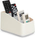Remote Control Holder Organizer with 4 Compartments, Caddy/Box/Tray for Bedside Table/Office Desk, Desktop Storage