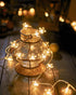 WFGGEH 10ft 20 WLD0006 Flower String Lights, LED USB Powered Cherry Blossom Fairy String Lights for Party Birthday