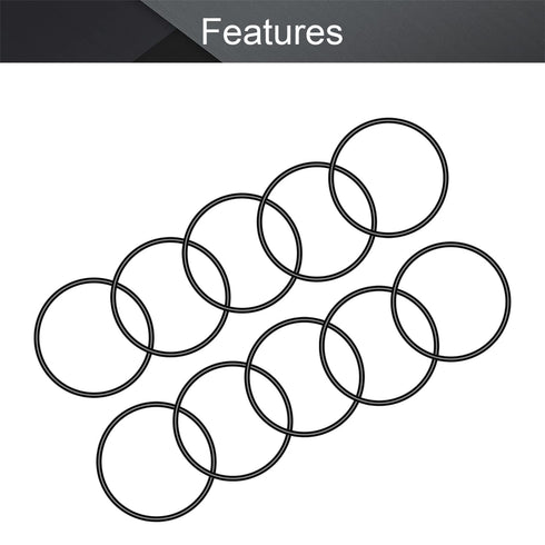 Othmro 20pcs Nitrile Rubber O-Rings, 1mm Wire Dia, 26mm OD Metric Sealing Washers for Oil or Air Sealing