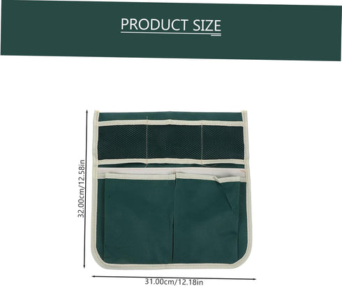 Portable Garden Kneeler Seat Tool Bag with Large Storage Pouch Oxford Cloth Gardening Kneeling Bench Organizer