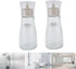 ZASCHMOY Countertop 150ml 260ml Glass Mouthwash Dispenser Elegant Refillable Multifunctional Dispenser with Spout
