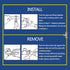 HQMPC 3/4" Push Fit PEX End Cap, Push-to-Connect Brass Plumbing Fittings, 6Pcs