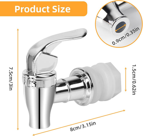 Pretwad 2 PRED-BDRS2PCS Beverage Dispenser Replacement Spigot, Pcs Drink Dispenser Spigot Replacement Beverage