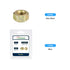 Hex Nuts (9/16"-18) 6Pcs, Carbon Steel Fine Thread Zinc Plated for DIY Home Repair
