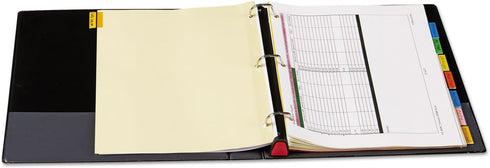 Universal UNV30751 3 in. Capacity Deluxe Easy-to-Open D-Ring View Binder - Black, 11 in. x 8.5 in.