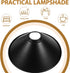 8.46 Inch UPKOCH Industrial Style Metal Lampshade Black Vintage Pendant Light Shade for Hanging Light Fixtures