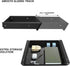 Under Desk Mounted Sliding Drawer with 60 Degree Tilt Panel, 15'' Long & 9'' Deep Storage Organizer for Sit Stand