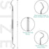 Professional Dental Scraper Tool, Medical Stainless Steel Dentist Pick, Dental Tarter Scraper for Tooth Stains Remover