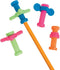 Fun Express Fidget Pencil Toppers for Kids - Bulk Set of 48 - Classroom Teacher Supplies by Fun Express