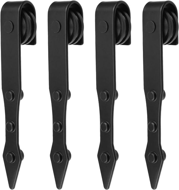 Heavy Duty Cabinet Sliding Barn Door Hardware Kit,Mini Barn Door Hardware Kit