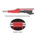 Qingdinu 5PCS 4mm 100cm Retractable Banana Plug to Multi-Meter Test Leads Soft Cable Wire Electrical Line DIY Tool