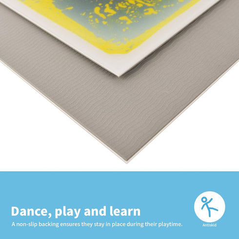 Art3d 11.8"x11.8" 4 Liquid Sensory Floor Decorative Tiles, Square, Tiles
