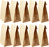 50 Pack 12 Lb 12.5" 7" 4.3" BadenBach Brown Paper Lunch Bags, x x Large Bread Bags Bulk, Heavy Duty Kraft Paper Sacks