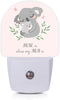 Cute Koala Mom and Baby Night Lights Plug into Wall for Girls
