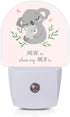 Cute Koala Mom and Baby Night Lights Plug into Wall for Girls