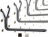 Steel Pegboard Hooks 25-Pack 4" L Hook, Black - Will Not Fall