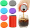 Emptycolor 6 Pack Silicone Soda Can Cover, Reusable Soda Can Lids to Keep
