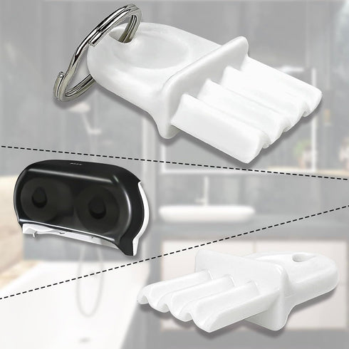 Qoaimu 5 Pack Universal Dispenser Key, Toilet & Paper Towel Key Replacement