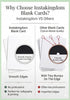 Instakingdom 5" 7" 200 Pack 110lb A7 Instakindom x Blank Cards and Envelopes - Heavyweight White Folded Cardstock