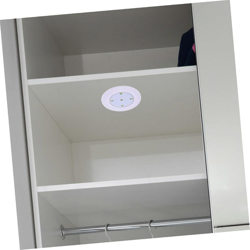 2pcs Closets Counter Angoily Wireless Led Touch Puck Lights Battery Operated Sensitive Tap Off Technology for Cabinets