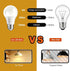 VOLIVO 12 Pack A19 LED Light Bulbs, Daylight 5000K, 9W (60 Watt Equivalent), 800 Lumens, E26 Base
